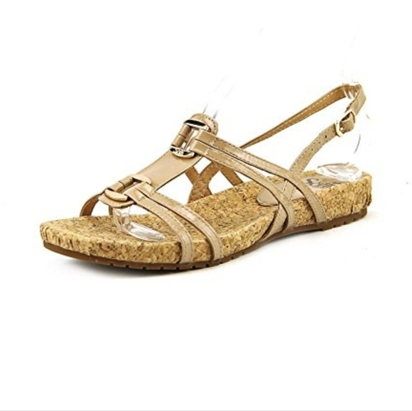 Sofft Womens Malise Slingback Slide Leather Ankle Strap Sandals shoes sz 7.5 - Picture 1 of 11